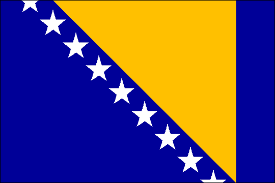 bandiera della Bosnia Erzegovina